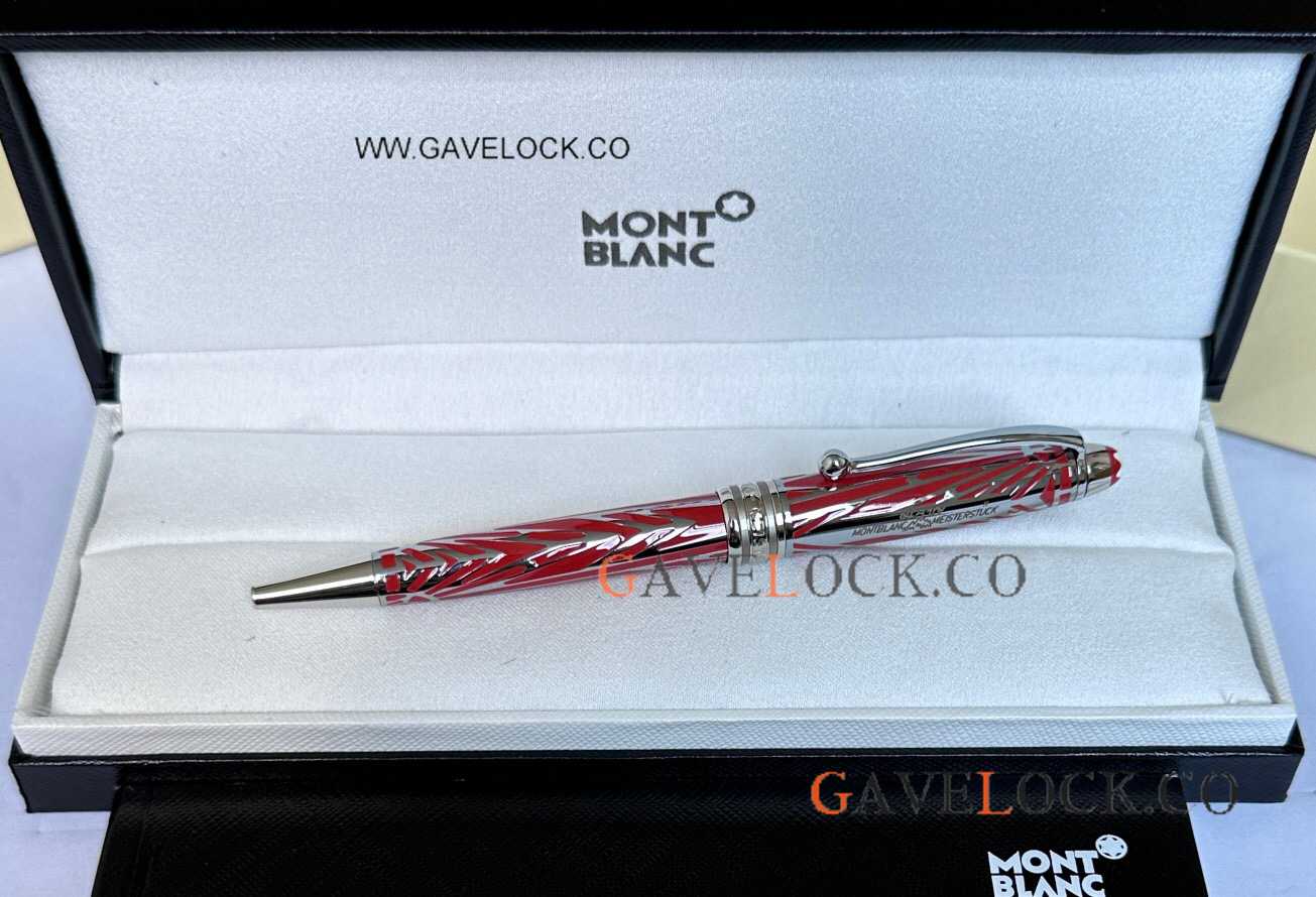 Clone Montblanc 164 Meisterstuck 100 Yrs Doue Classique Red Ballpoint